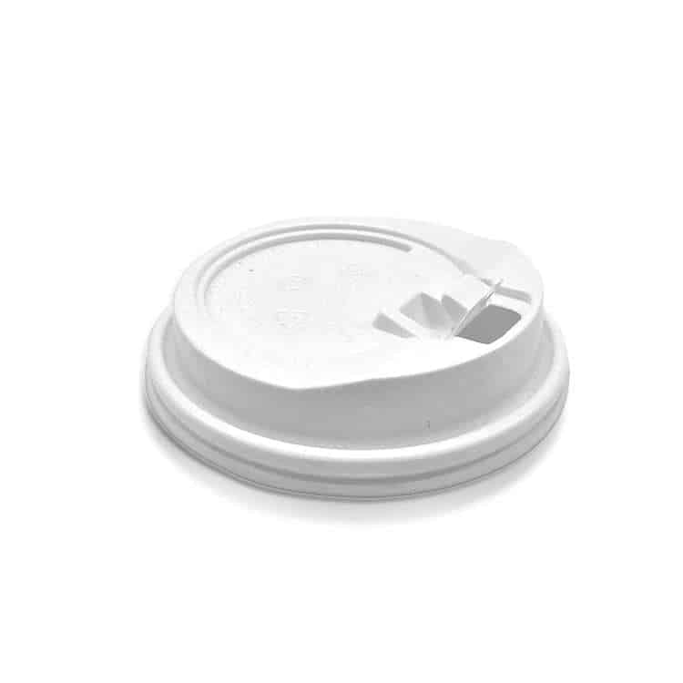 White Coffee Cup Lids - For 8oz or 12oz